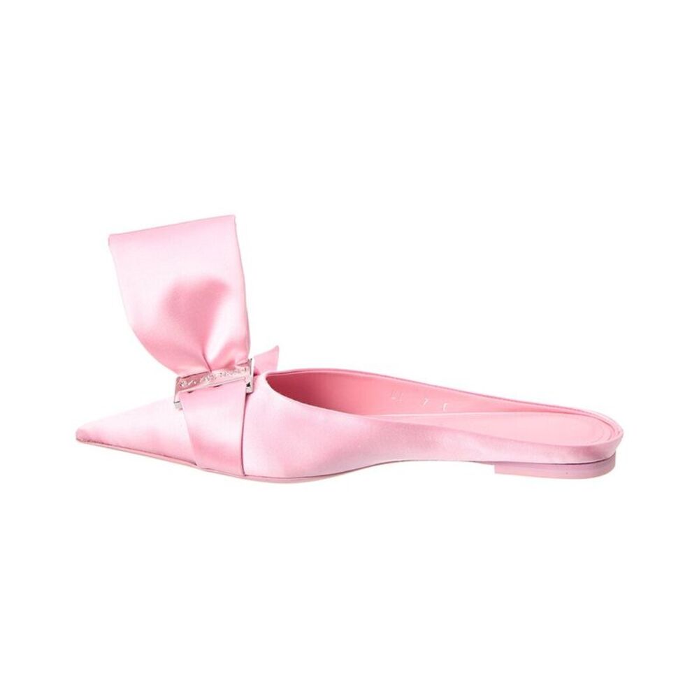 Ferragamo Emii T Satin Flat, Pink - Picture 2 of 6